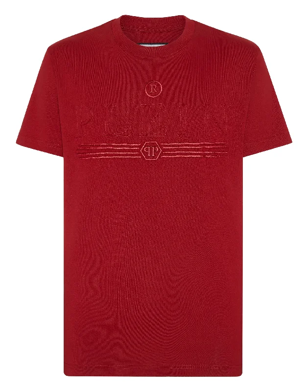 Men's Shirts with Short PlacketsT-shirt Round Neck SS Gothic Plein