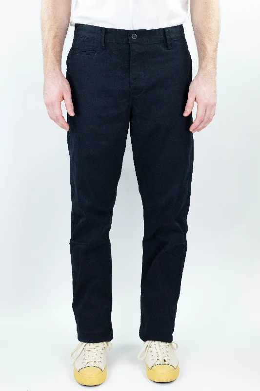 Men's Pants with Welt PocketsCoal Miner Navy 9 oz Japanese stretch sateen twill