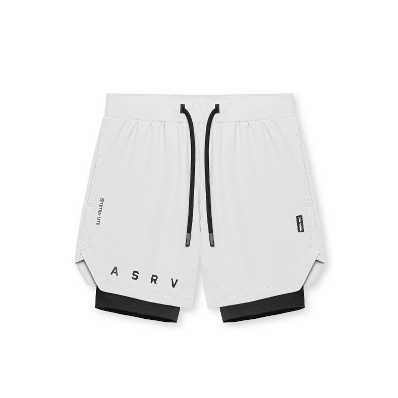 Breathable Men's Athletic Shorts0866. Tetra-Lite® 7" Liner Short - White "ASRV"/Black Breathable Men's Athletic Shorts0866. Tetra-Lite® 7" Liner Short - White "ASRV"/Black