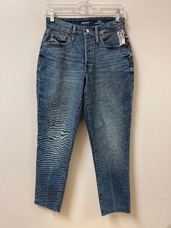 Flexible Stretch Men's JeansJeans Straight By Old Navy In Blue Denim, Size: 2