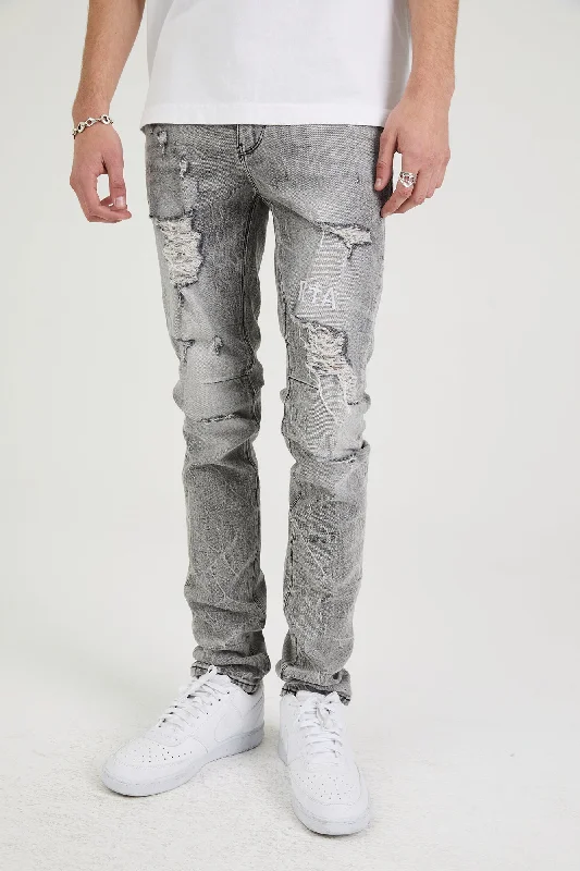 Men's Pants with Belt LoopsBRYANT SKINNY JEAN | LUNA GREY