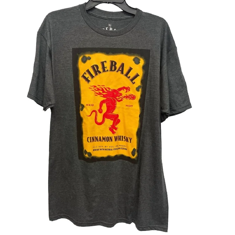 Men's Shirts with Graphic SleevesMen's Crew Neck Short Sleeve Tee In Grey