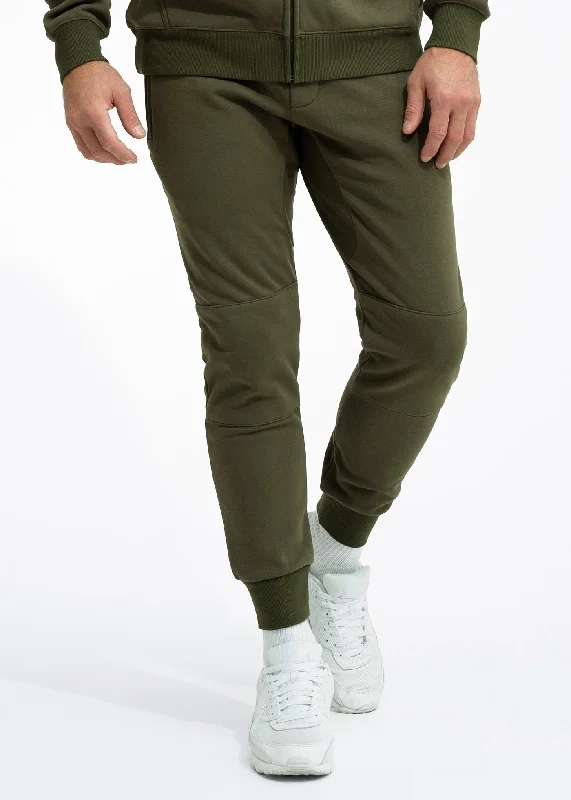 Men's Tapered Pants for a Slimming EffectStretch Fleece Jogger | Army Green