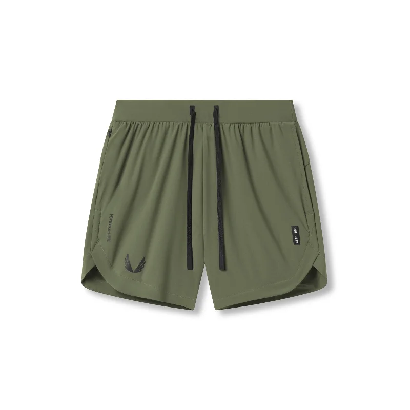 Men's Pants with Functional Pockets0823. Tetra-Lite® 7" Linerless Short - Olive "Wings"