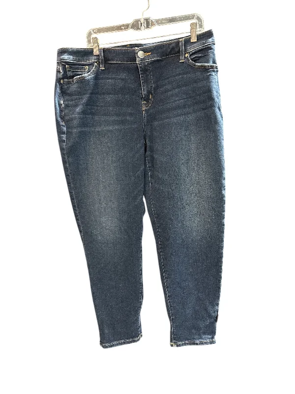 Men's Skinny JeansJeans Boyfriend By Lane Bryant In Blue Denim, Size: 14