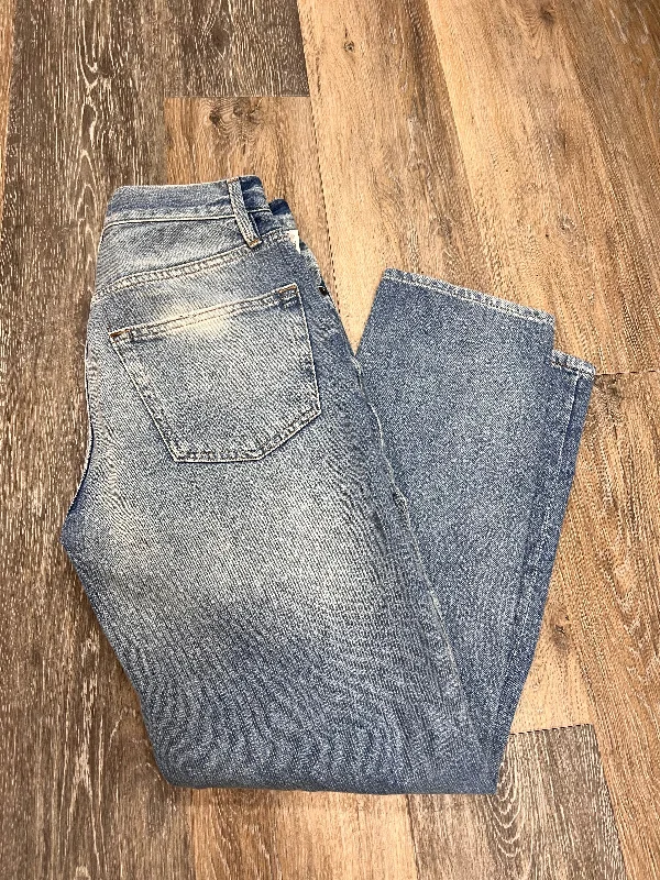 Baggy Cargo Men's JeansJeans Straight By Frame In Blue Denim, Size: 0/24