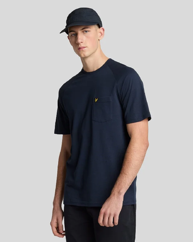 Men's Shirts with Floral PrintsLinen Blend Raglan T-Shirt