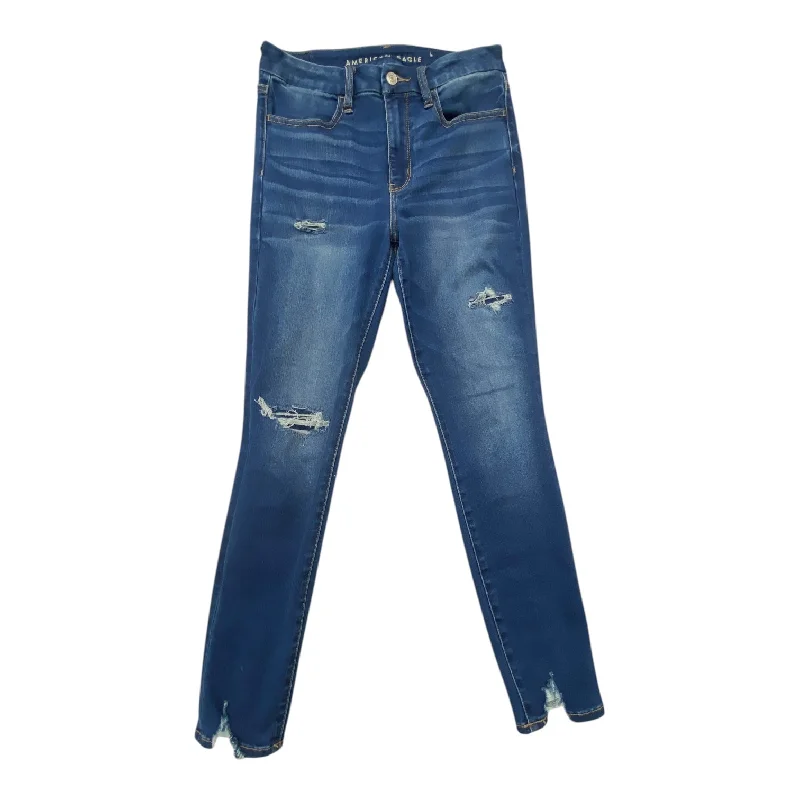 Light Wash Men's JeansJeans Skinny By American Eagle In Blue, Size:8
