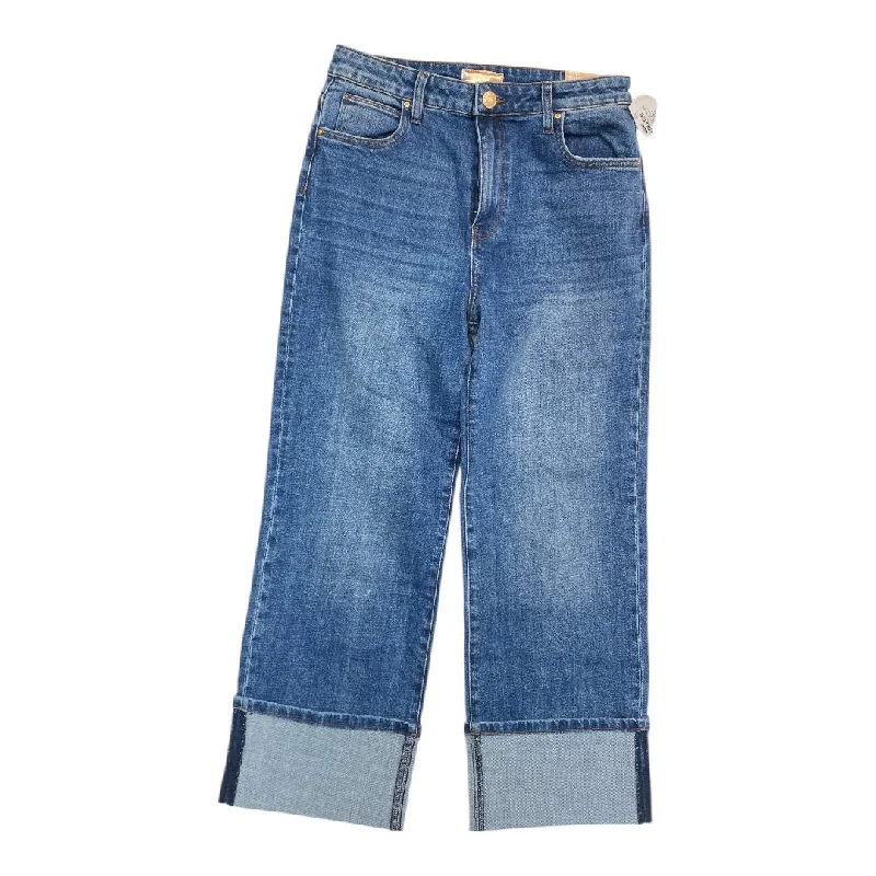 Men's Jeans for SportsJeans Wide Leg By Kut In Blue Denim, Size:4