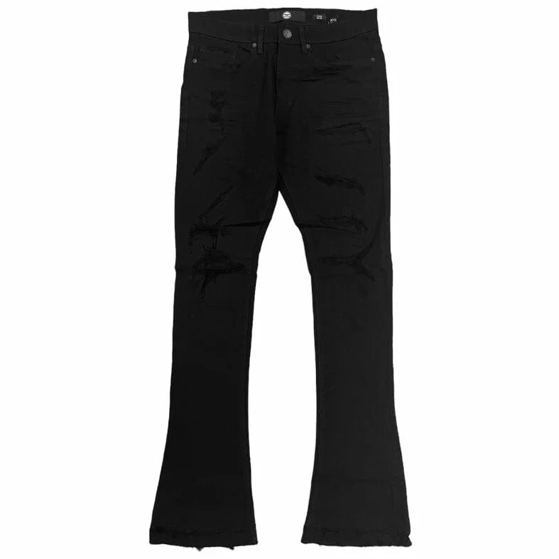 Men's Patterned Pants with Animal PrintsJordan Craig Theo Stacked Denim Jeans (Black) JF955R Men's Patterned Pants with Animal PrintsJordan Craig Theo Stacked Denim Jeans (Black) JF955R