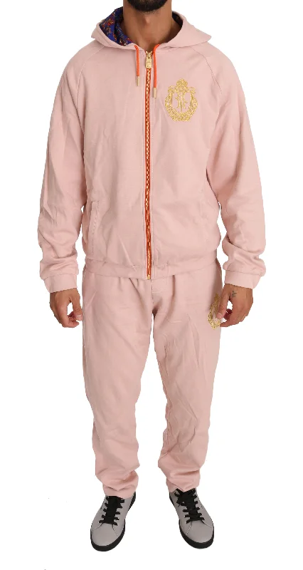 Billionaire Italian Couture Elegant Cotton Sweatsuit Luxury Men's Comfort