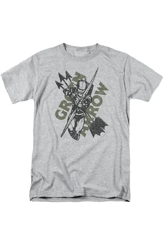 Men's Shirts with Geometric PatternsJustice League of America Archers Arrows Short Sleeve Adult Tee / T-Shirt Men's Shirts with Geometric PatternsJustice League of America Archers Arrows Short Sleeve Adult Tee / T-Shirt
