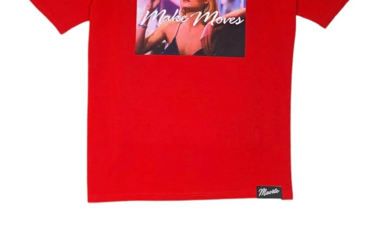 Stylish Men's HenleysMen's Make Moves T-Shirt In Red