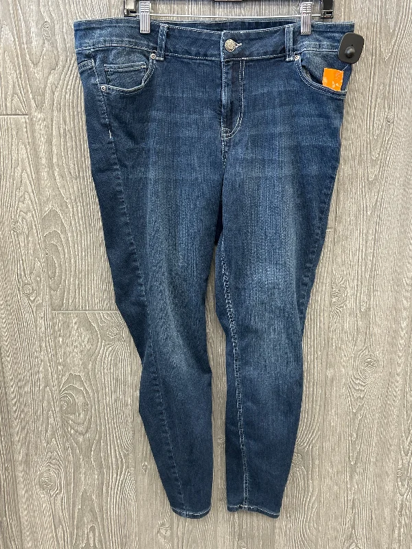 High-Waisted Bootcut Men's JeansJeans Straight By Maurices In Blue, Size: 16