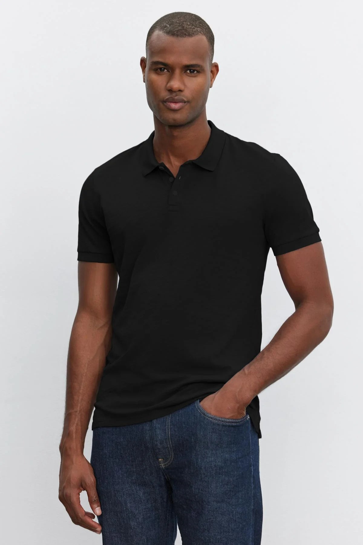 Men's Shirts with Scoop NecksNIKO CLASSICS SLUB POLO TEE