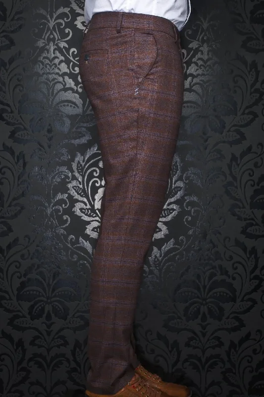 Men's Pants with Belt LoopsAU NOIR | Ultra Stretch Pants | Beretta-Farrell Rust