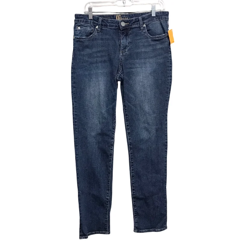 Summer Straw HatsJeans Skinny By Kut In Blue Denim, Size:8