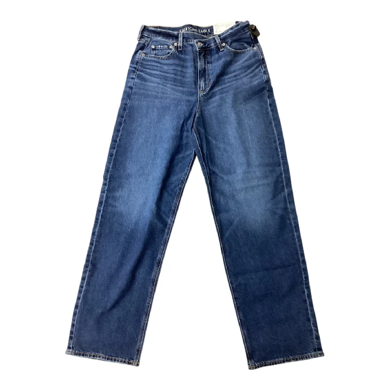 Cool Men's JeansJeans Straight By American Eagle In Blue Denim, Size: 10