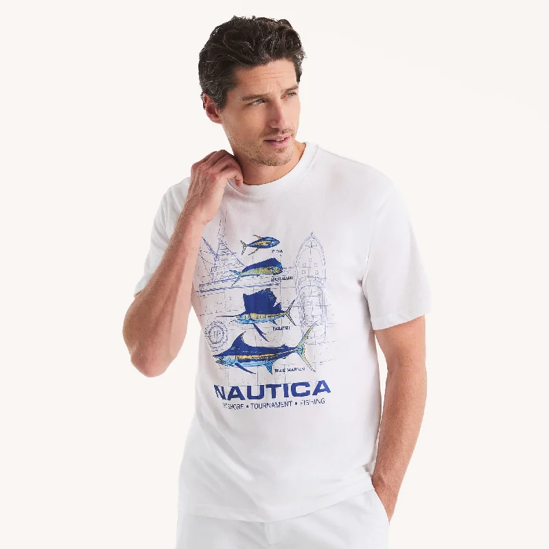 Men's Shirts for FishingNautica Mens Nautica Otf Graphic T-Shirt