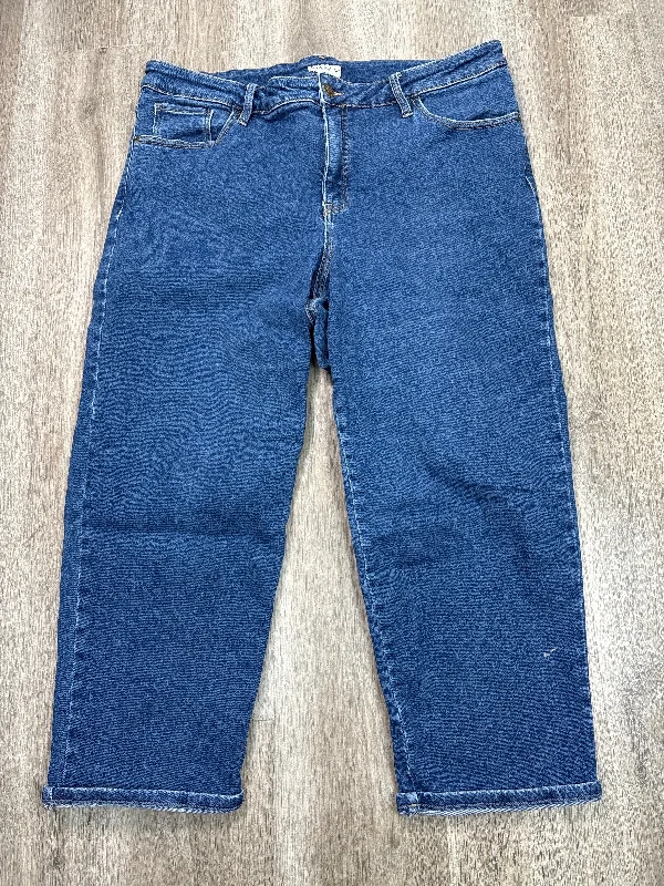 Authentic Men's Denim JeansJeans Straight By Ava & Viv In Blue Denim, Size: 20