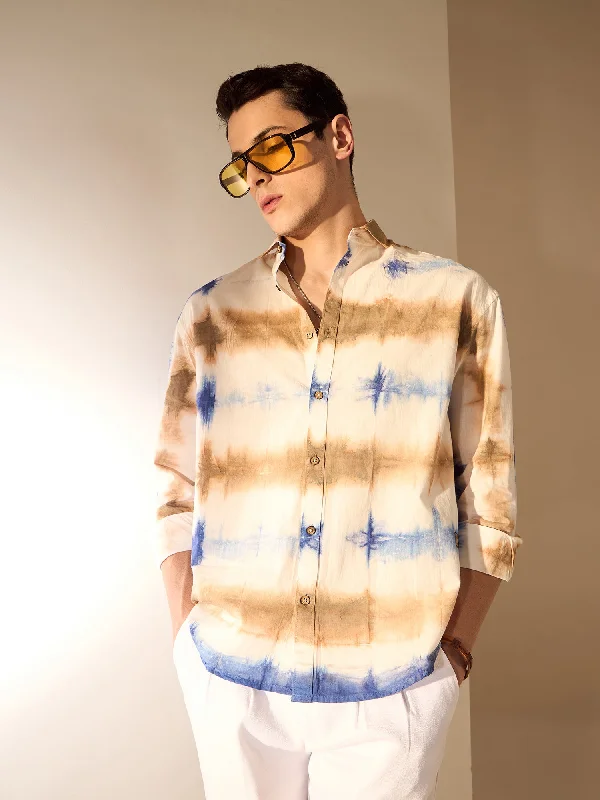 Men's Skinny-Fit Shirts for a Trendy LookWhite: Tie and Dyed Cotton Oversized Shirt Men's Skinny-Fit Shirts for a Trendy LookWhite: Tie and Dyed Cotton Oversized Shirt