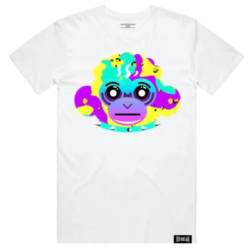 Men's Shirts with Mandarin CollarsMen's Camo Head T-Shirt In White