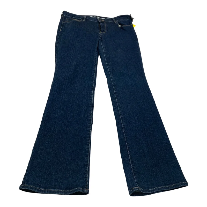 Men's Jeans Made in USAJeans Boot Cut By Eddie Bauer In Blue Denim, Size: 12