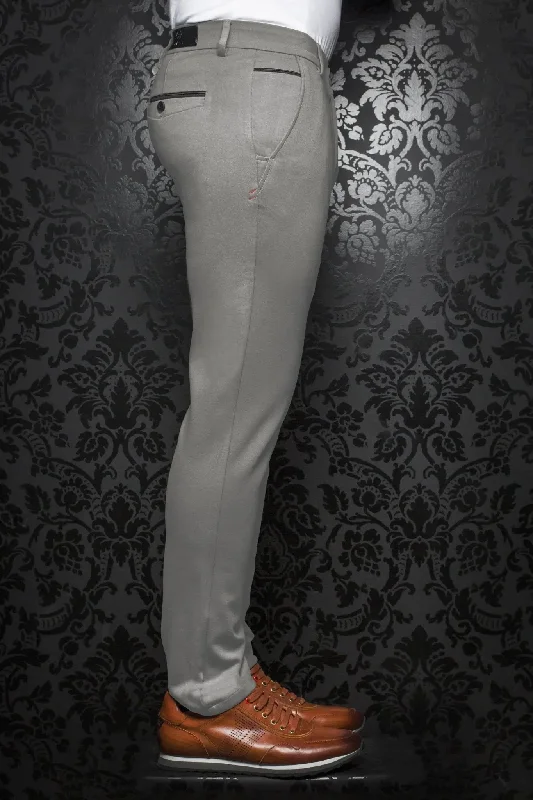 Men's Pants with Cargo PocketsAU NOIR | Ultra Stretch Pants | Beretta Grey