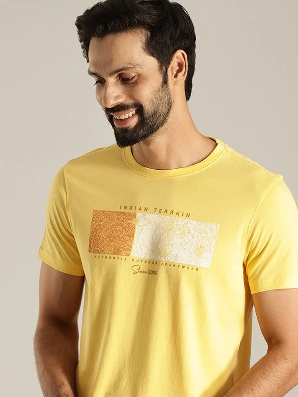 Men's Shirts with Hook-and-Loop ClosuresMen Graphic Crew Neck T-Shirt