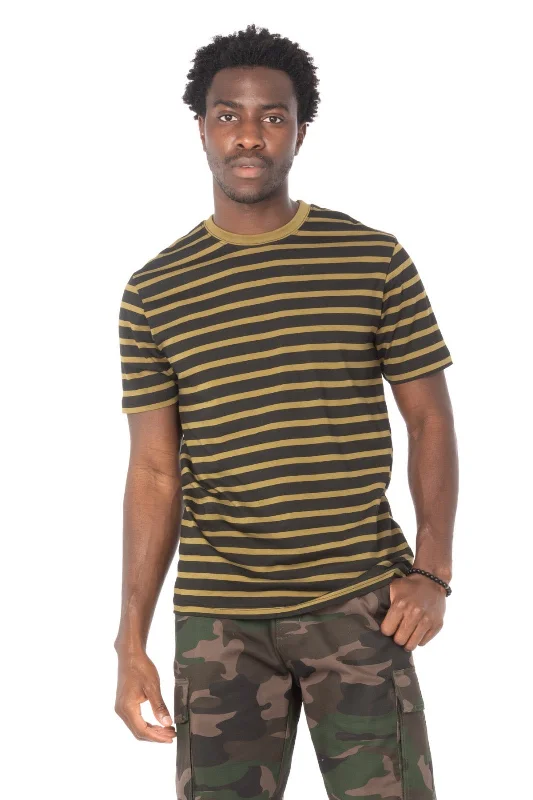 Men's Shirts with Snap ButtonsSTRIPED TEE