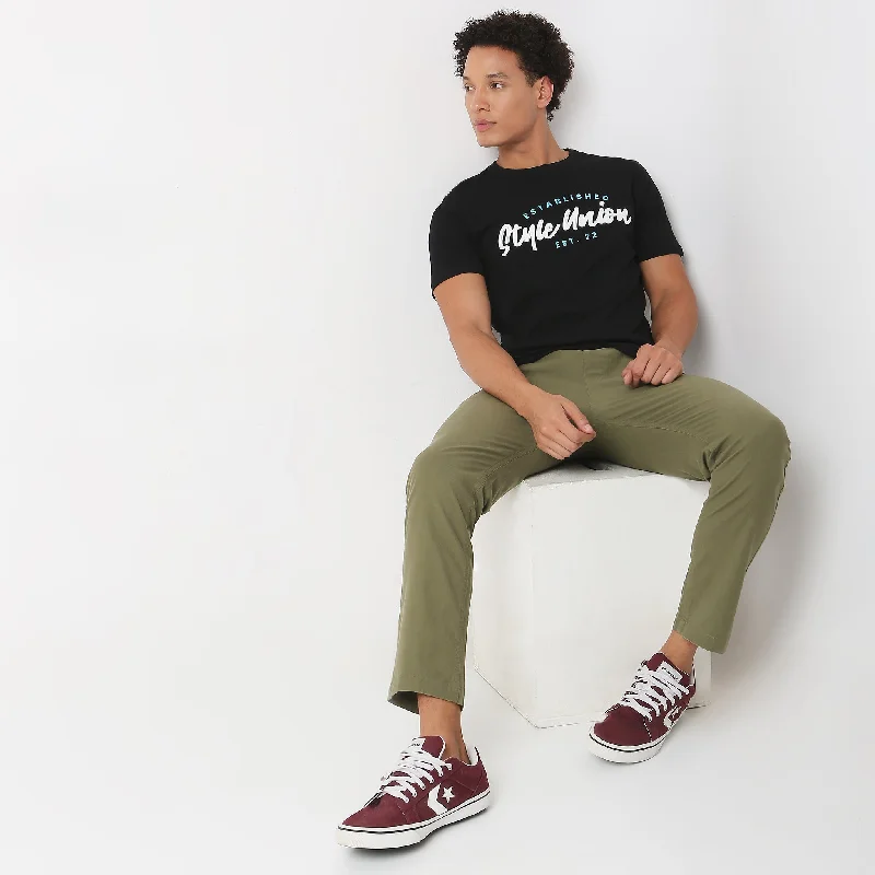 Casual Men's T-ShirtsRegular Fit Graphic T-Shirt
