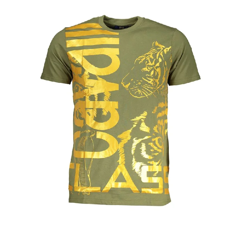 Men's Shirts with Animal PrintsCavalli Class  Cotton Men's T-Shirt