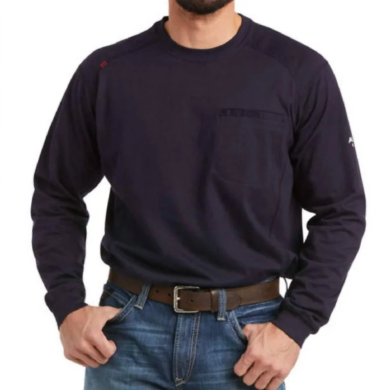 Men's Shirts with Button-Down PocketsAir Full Cover Graphic T-Shirt In Navy