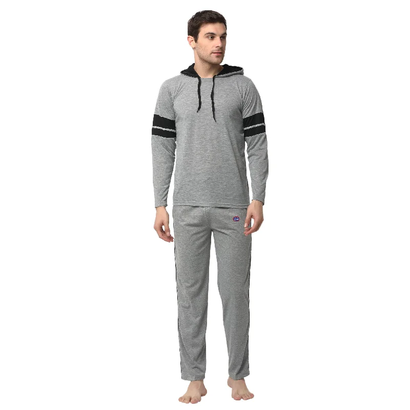Mack Jonney Silver Night Suit For Men's