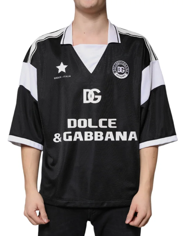 Men's Shirts with Striped PatternsDolce & Gabbana   Sicilia Short Sleeves Men's T-shirt