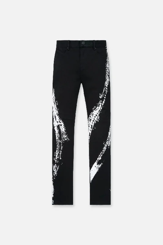 Men's Skinny Jeans for a Trendy LookBRYANT SKINNY JEAN | BLACK WRAPPING SNAKE