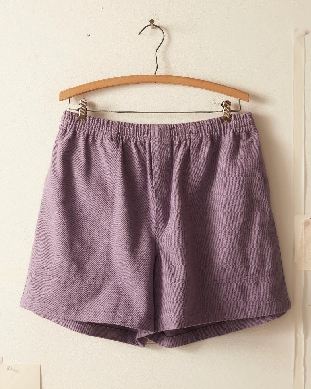 Men's Tailored Pants for a Sharp AppearanceTwill Rugby Short - Lavender