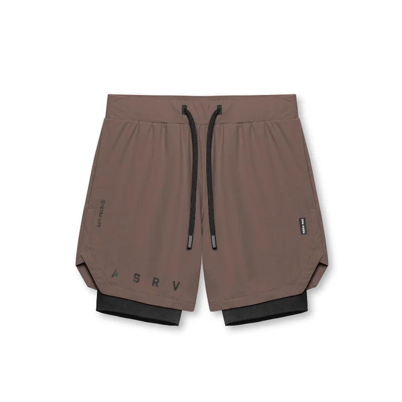Men's Dress Pants for Special Occasions0866. Tetra-Lite® 7" Liner Short - Deep Taupe "ASRV"/Black Men's Dress Pants for Special Occasions0866. Tetra-Lite® 7" Liner Short - Deep Taupe "ASRV"/Black