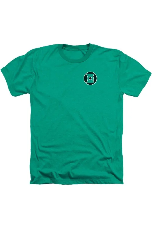 Men's Shirts with Wingtip CollarsGreen Lantern Kyle Rayner Logo Adult Heather Tee / T-Shirt