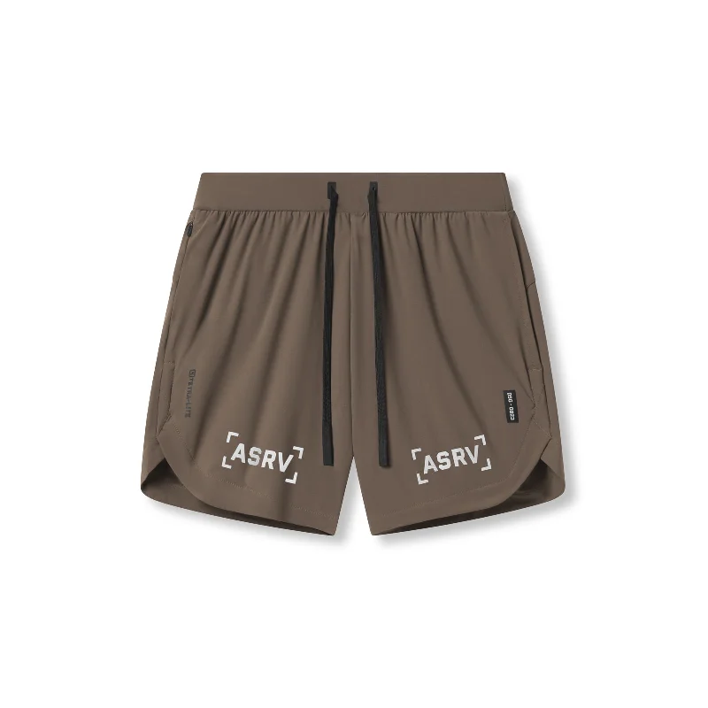 Men's Tapered Pants for a Slimming Effect0823. Tetra-Lite® 7" Linerless Short - Deep Taupe "Bracket"