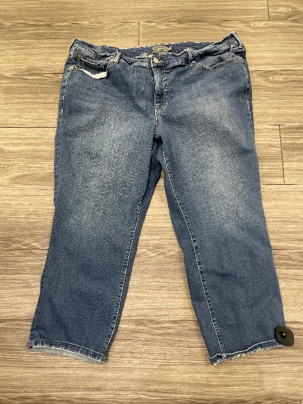 Light Blue Denim Men's JeansJeans Straight By Torrid In Blue, Size: 24