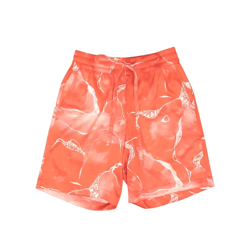 Men's Corduroy Pants for FallNahmias Miracle Tie Dye Silk Shorts - Red