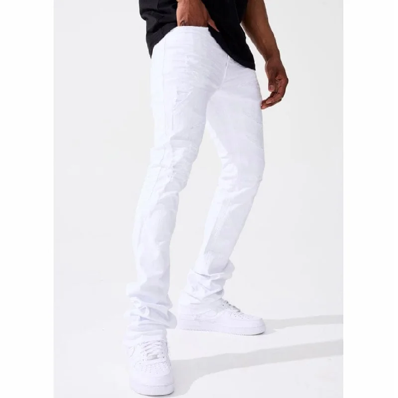 Men's Solid-Colored Pants for VersatilityJordan Craig Martin Stacked Tribeca Twill Pants (White) JTF956R
