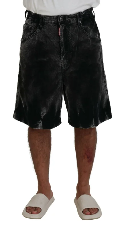 Classic Men's JeansDsqua²  Cotton Corduroy Bermuda Men's Shorts