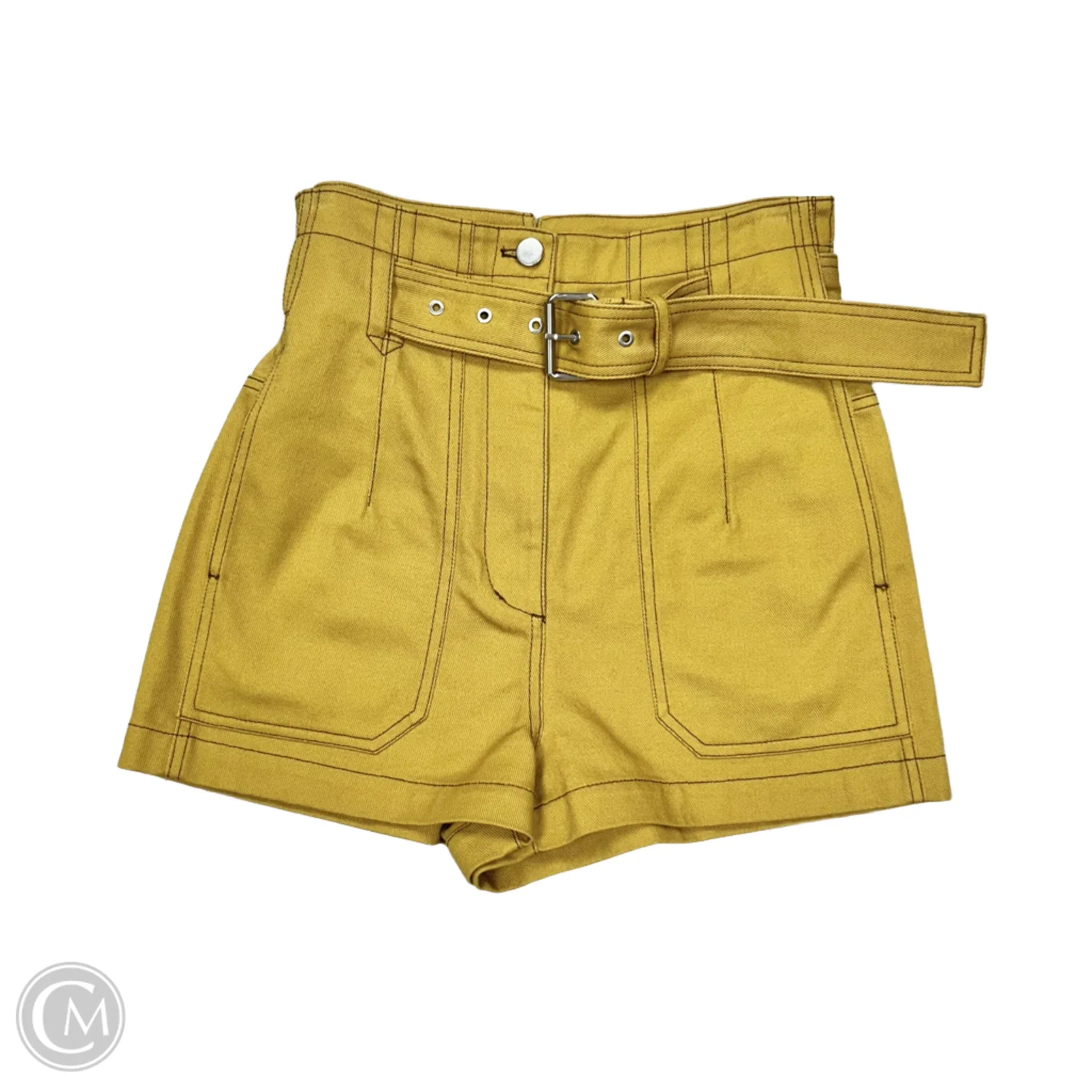 Men's Pants with Button-Down PocketsShorts Designer By Phillip Lim In Mustard, Size: 0 Men's Pants with Button-Down PocketsShorts Designer By Phillip Lim In Mustard, Size: 0