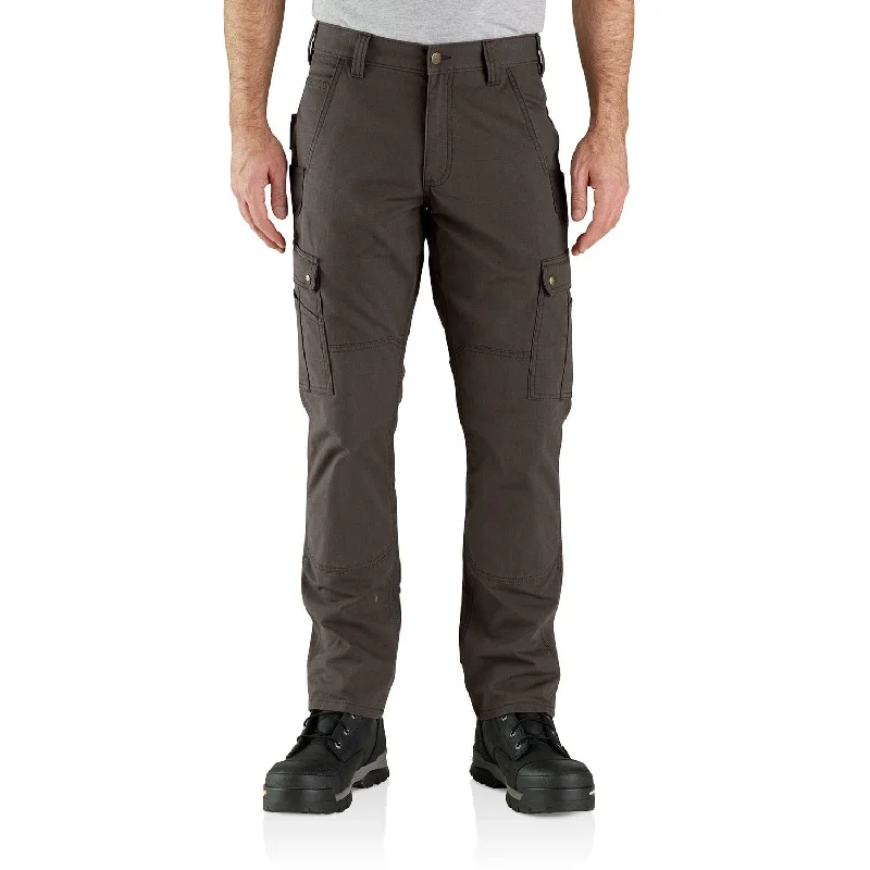 Men's Pants with Zippered PocketsCarhartt Men's Rugged Flex® Ripstop Cargo Work Pant_Dark Coffee