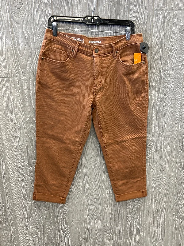 Dark Indigo Men's JeansJeans Straight By Sonoma In Brown, Size: 8
