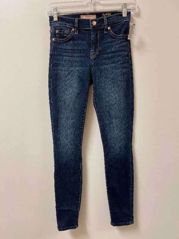 Casual Men's JeansJeans Skinny By 7 For All Mankind In Blue Denim, Size: 2