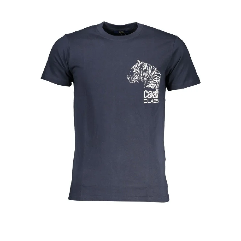 Men's Shirts with Scoop NecksCavalli Class  Cotton Men's T-Shirt