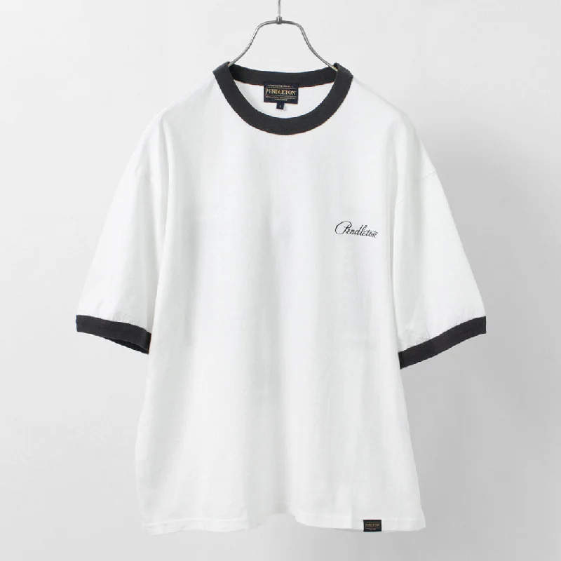 Men's Shirts with Ruffled HemlinesPENDLETON / S/S Ringer T-Shirt Harding